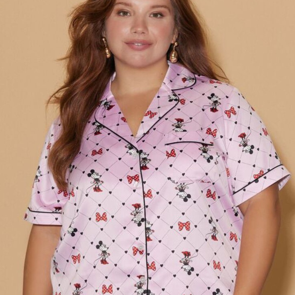 Mickey Mouse Satin Pajamas Set size 3xl